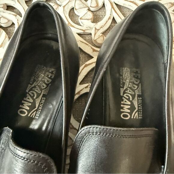 Salvatore Ferragamo Black Loafers Men’s 12 main image 5